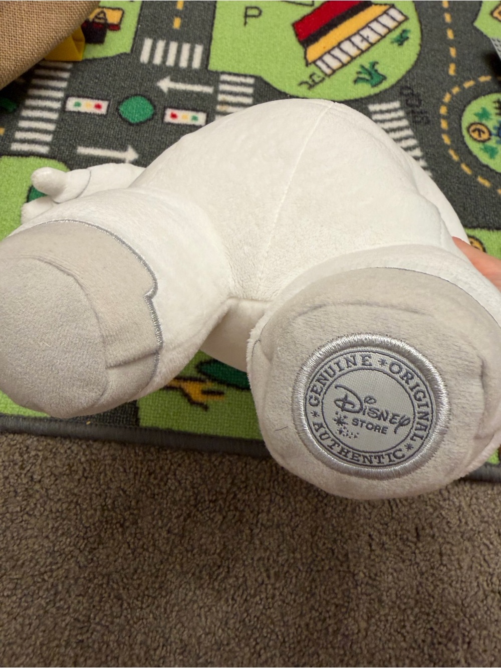 Disney Store Baymax Plush Stuffed Animal Big Hero 6 White Gray - Picture 6 of 6